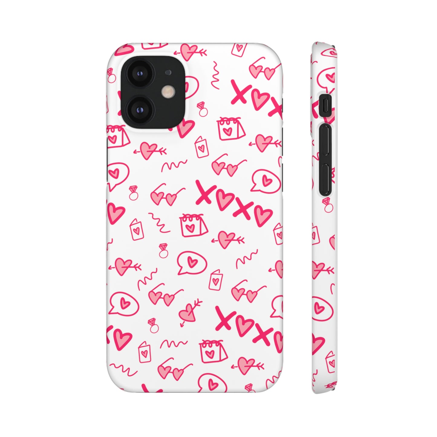 Snap Cases - Red doodles, hearts, bags and more