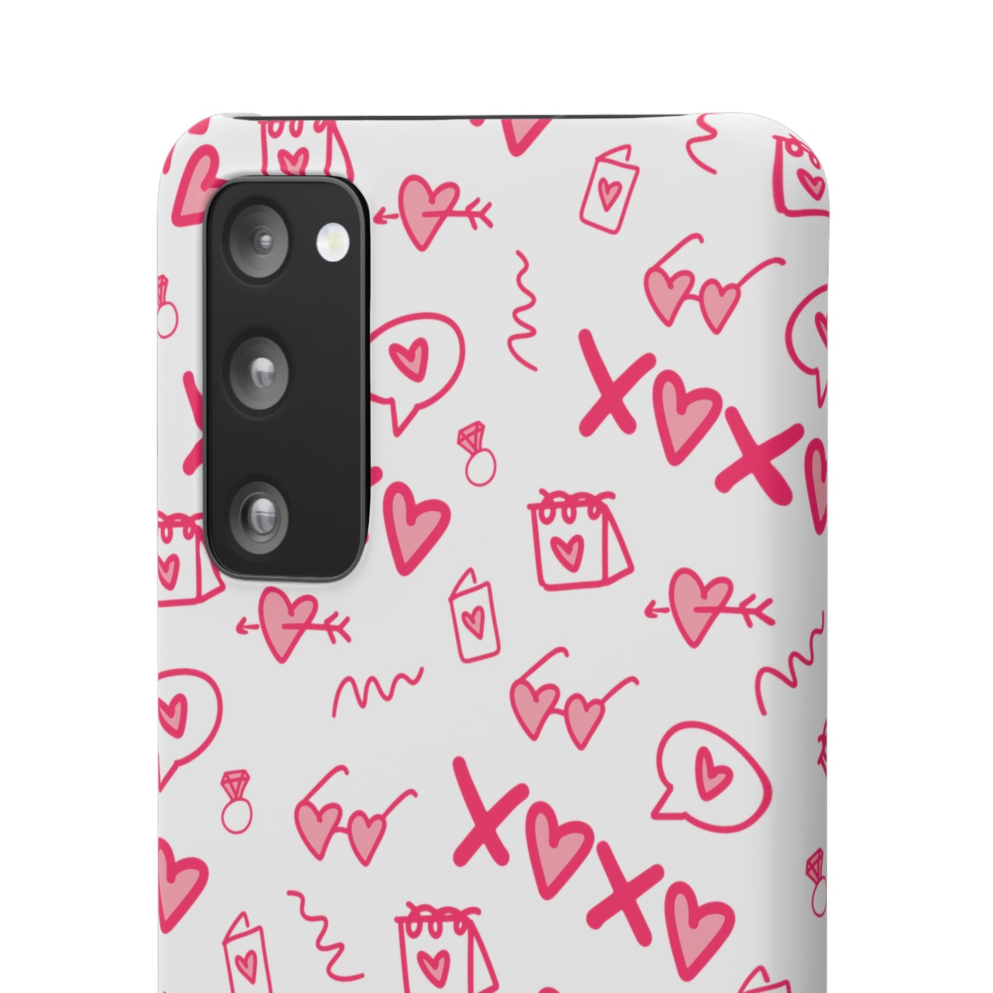 Snap Cases - Red doodles, hearts, bags and more