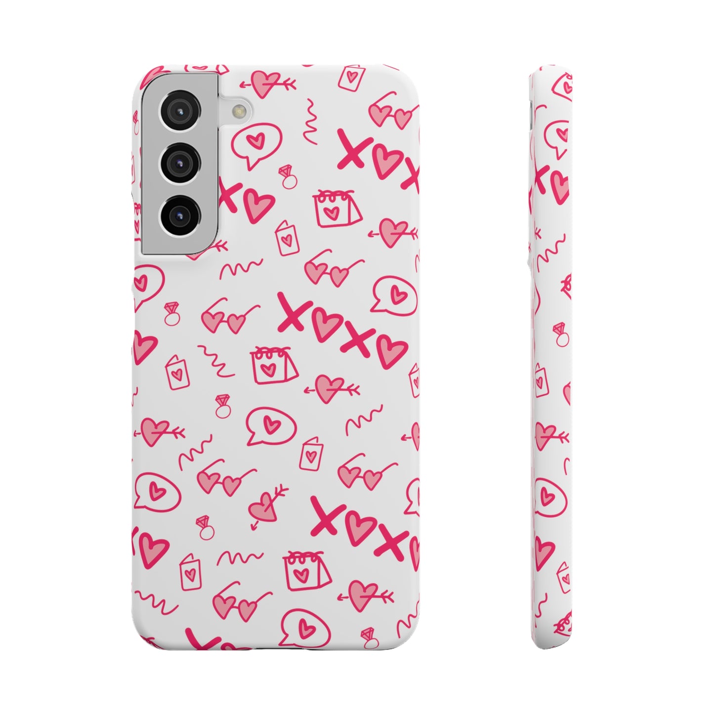 Snap Cases - Red doodles, hearts, bags and more