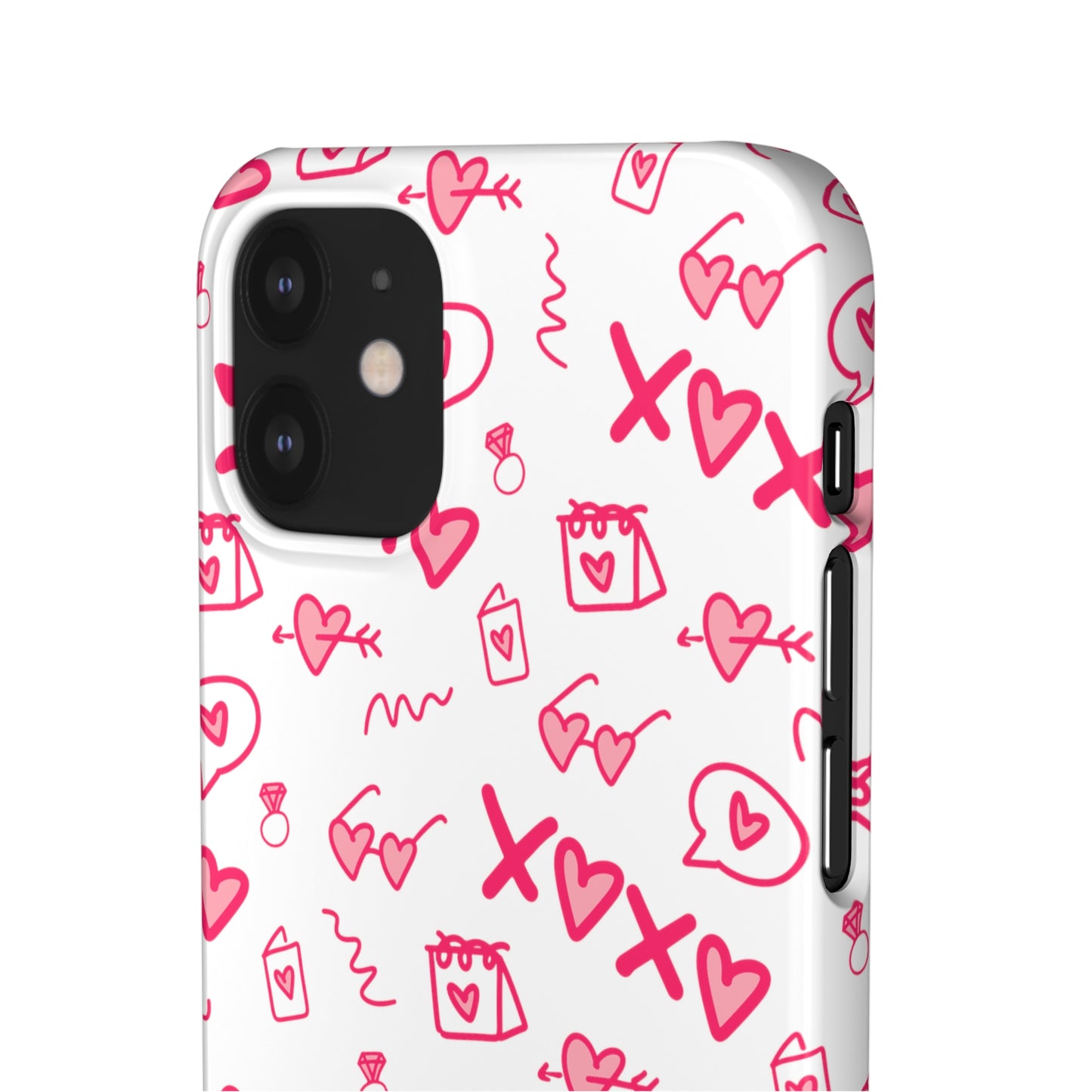 Snap Cases - Red doodles, hearts, bags and more