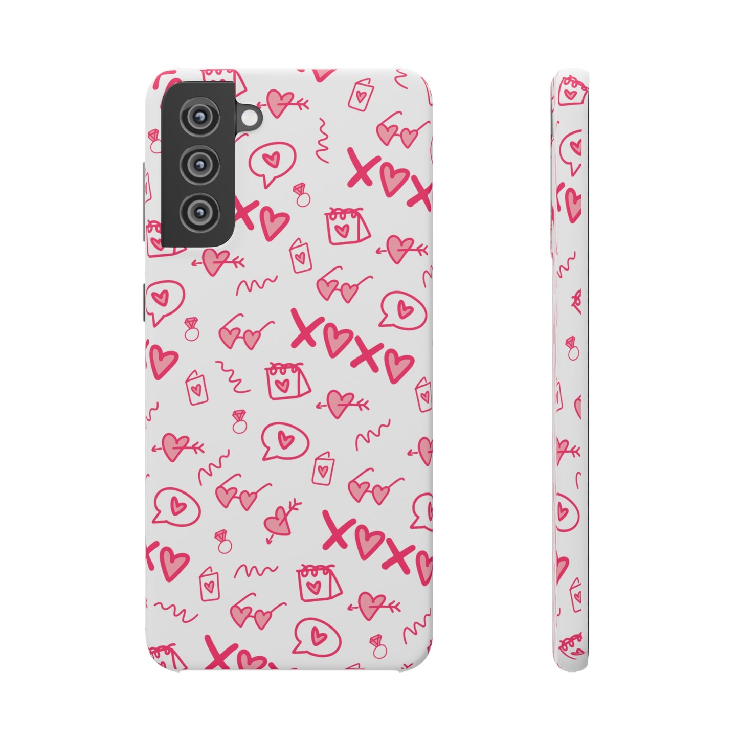 Snap Cases - Red doodles, hearts, bags and more