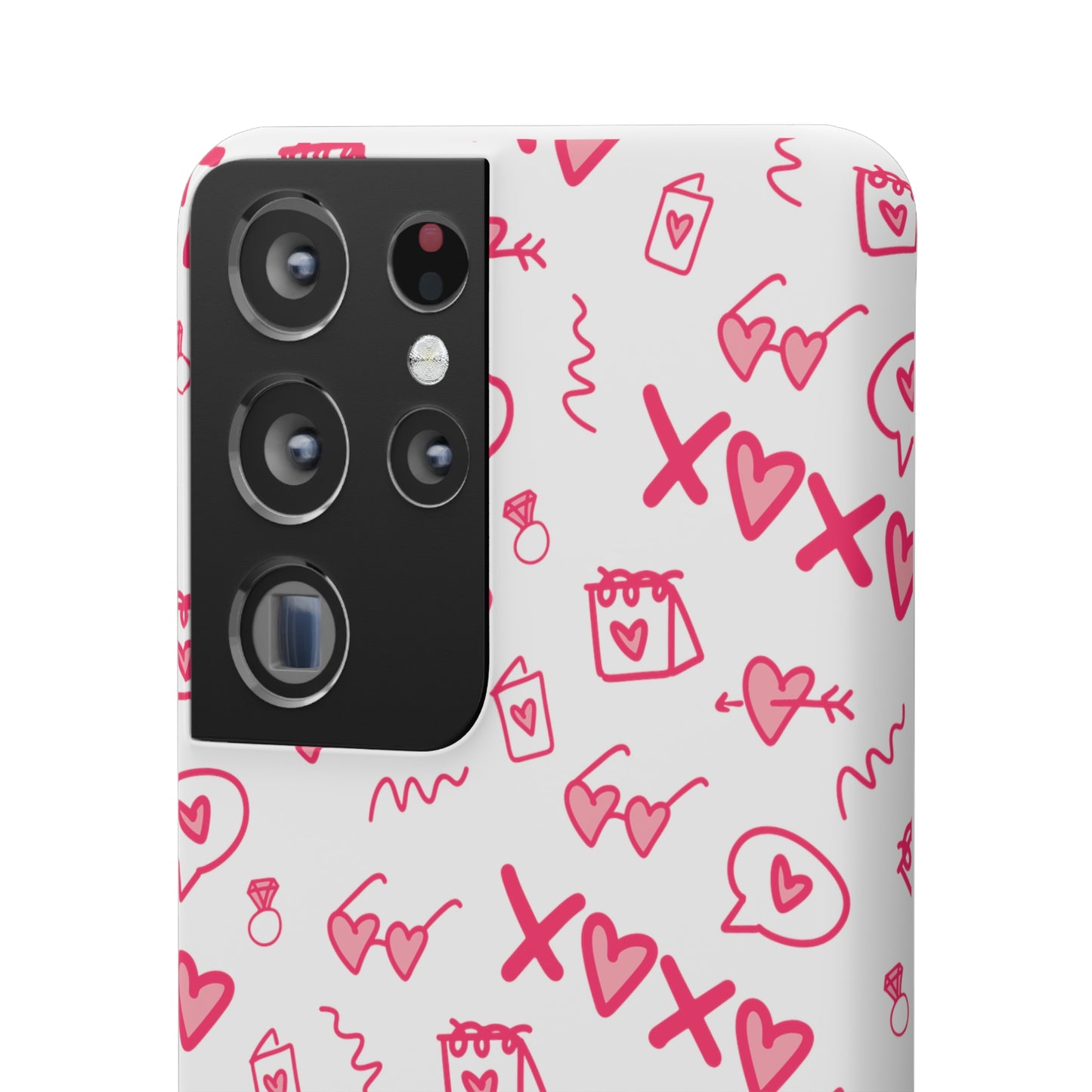 Snap Cases - Red doodles, hearts, bags and more