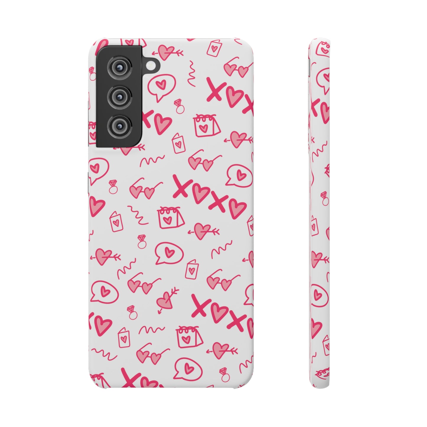 Snap Cases - Red doodles, hearts, bags and more