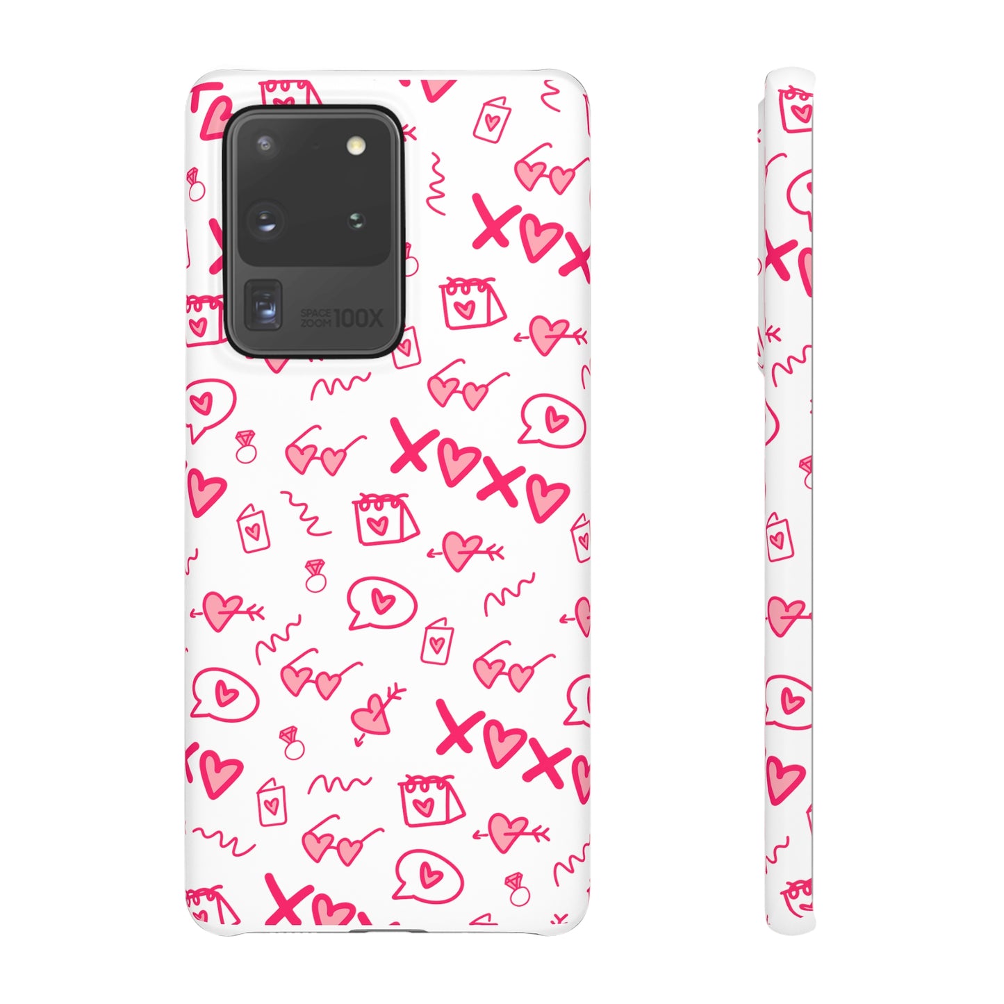 Snap Cases - Red doodles, hearts, bags and more