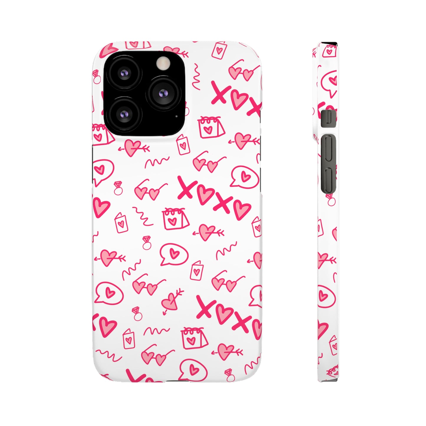 Snap Cases - Red doodles, hearts, bags and more