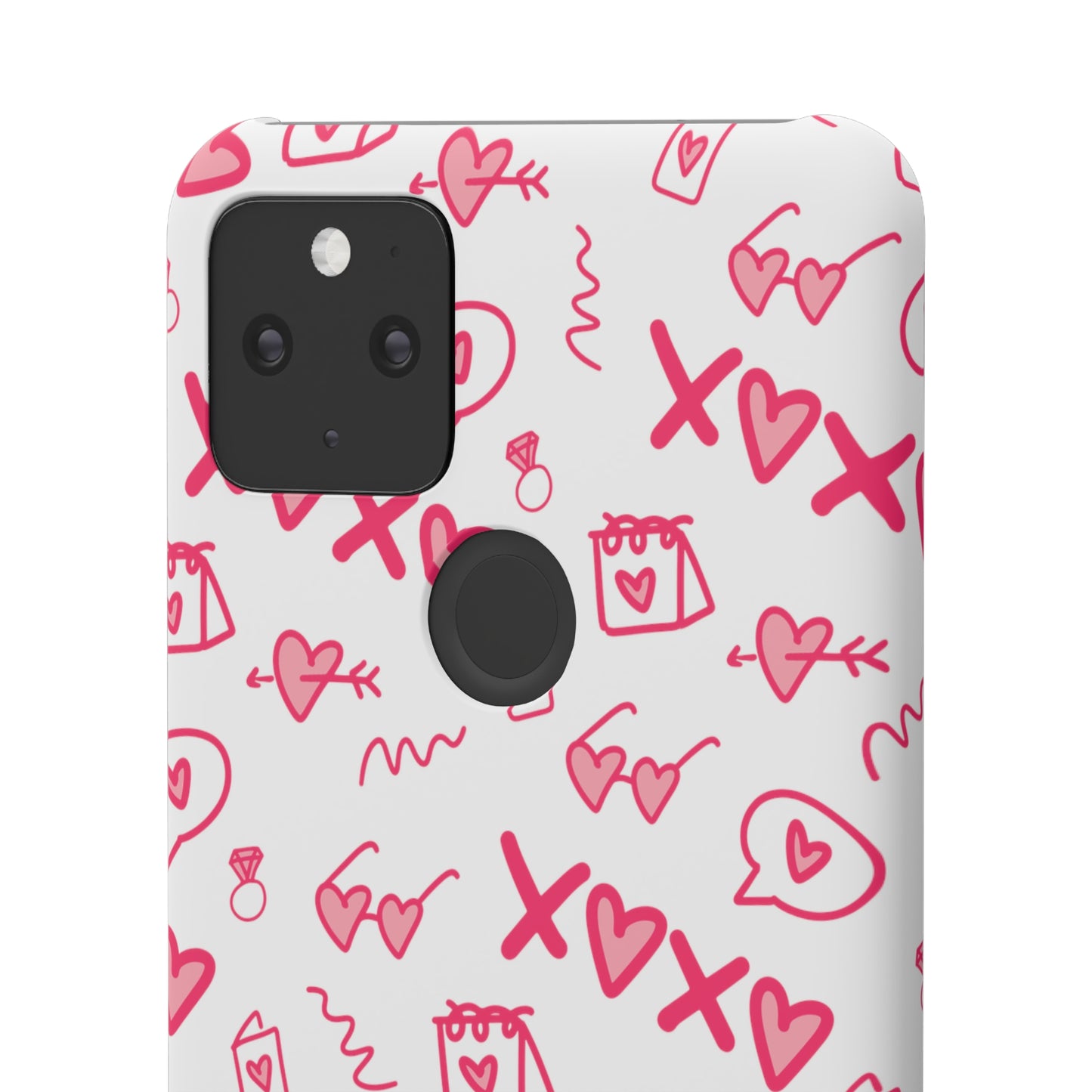 Snap Cases - Red doodles, hearts, bags and more