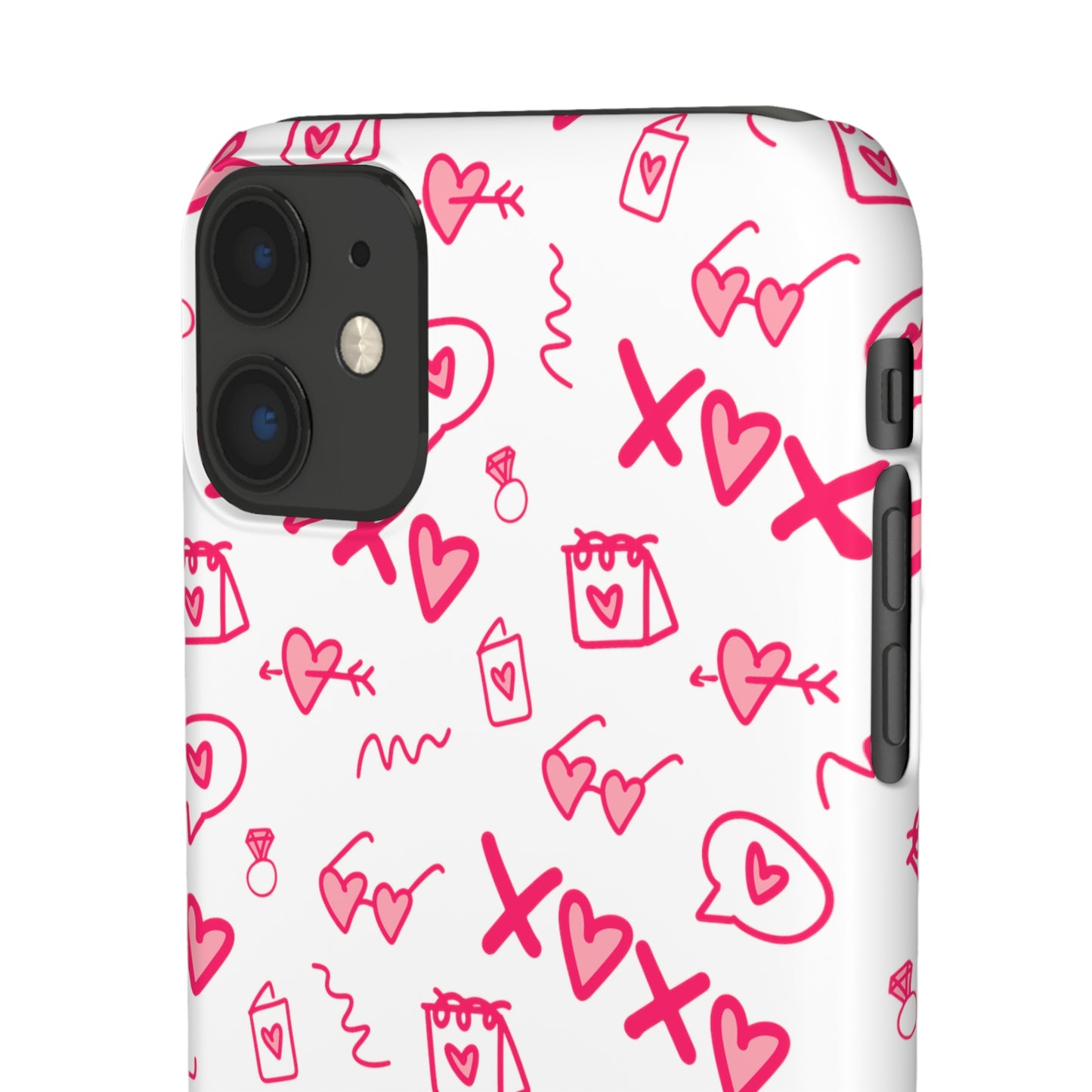 Snap Cases - Red doodles, hearts, bags and more