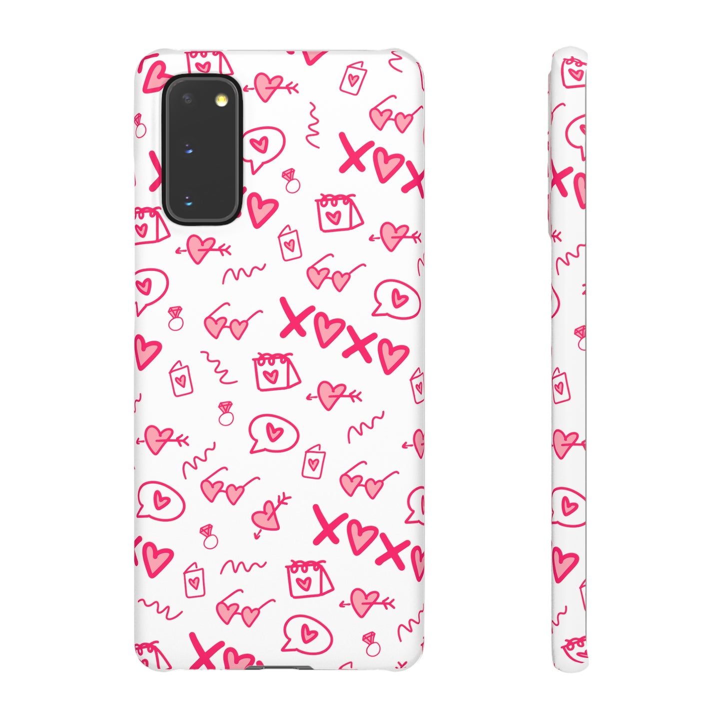 Snap Cases - Red doodles, hearts, bags and more