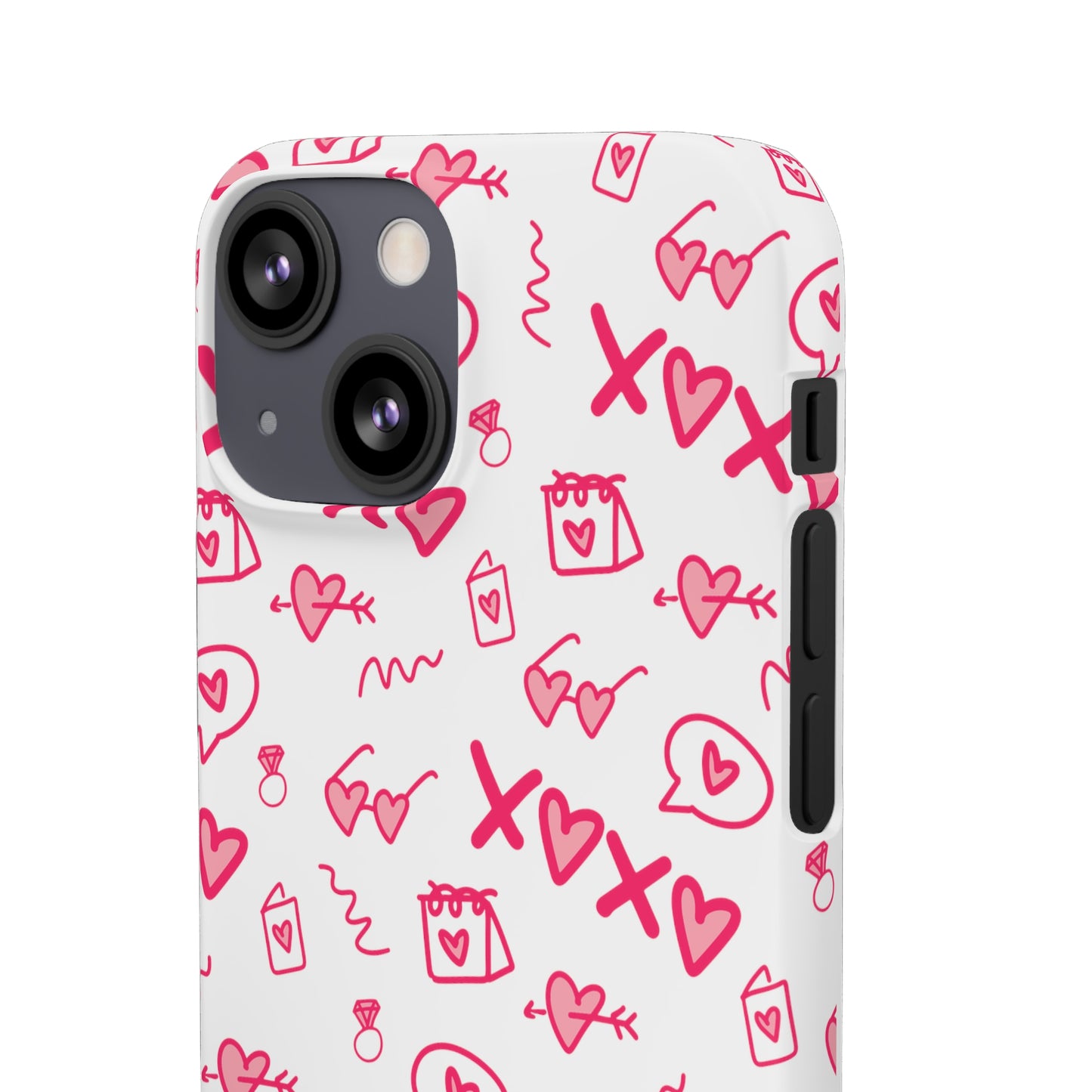 Snap Cases - Red doodles, hearts, bags and more