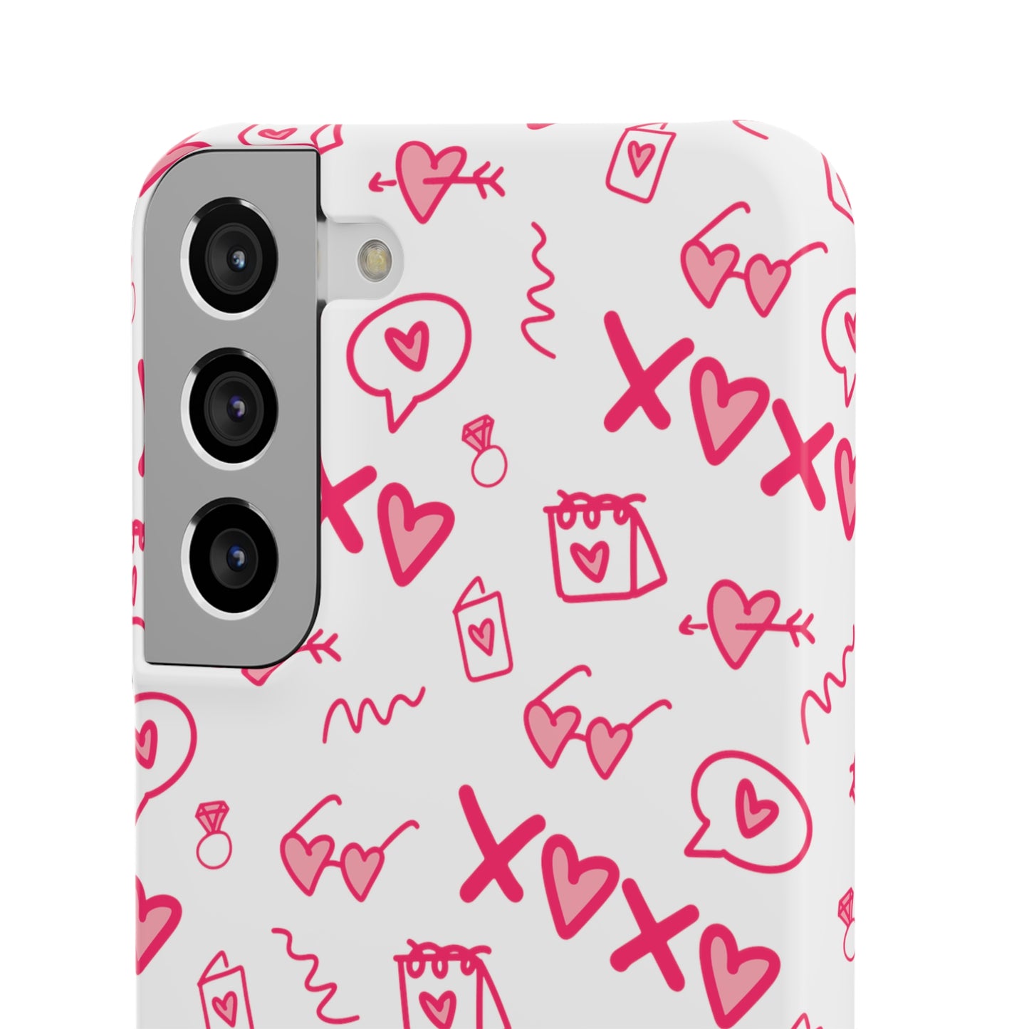 Snap Cases - Red doodles, hearts, bags and more