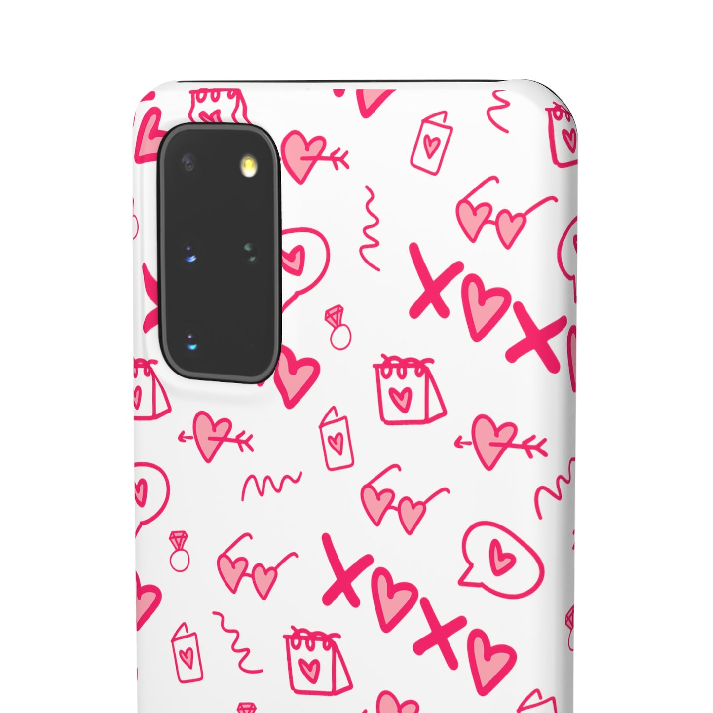 Snap Cases - Red doodles, hearts, bags and more