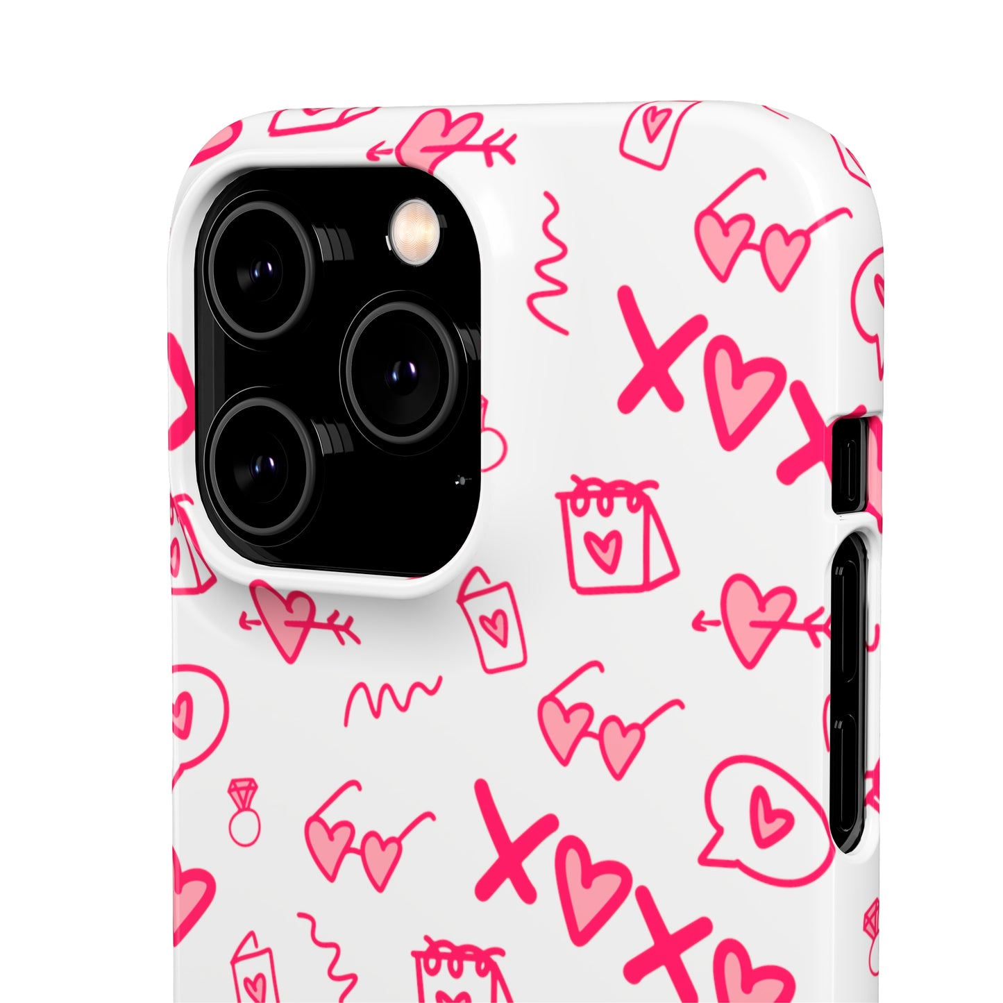 Snap Cases - Red doodles, hearts, bags and more