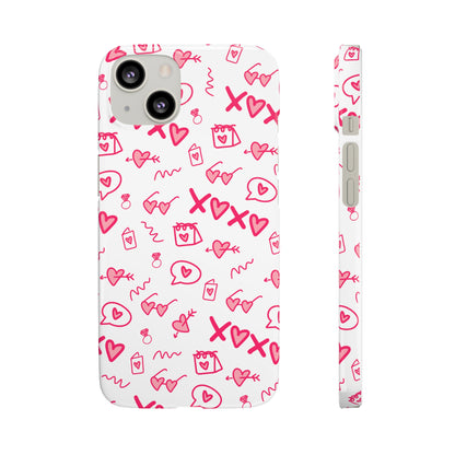 Snap Cases - Red doodles, hearts, bags and more