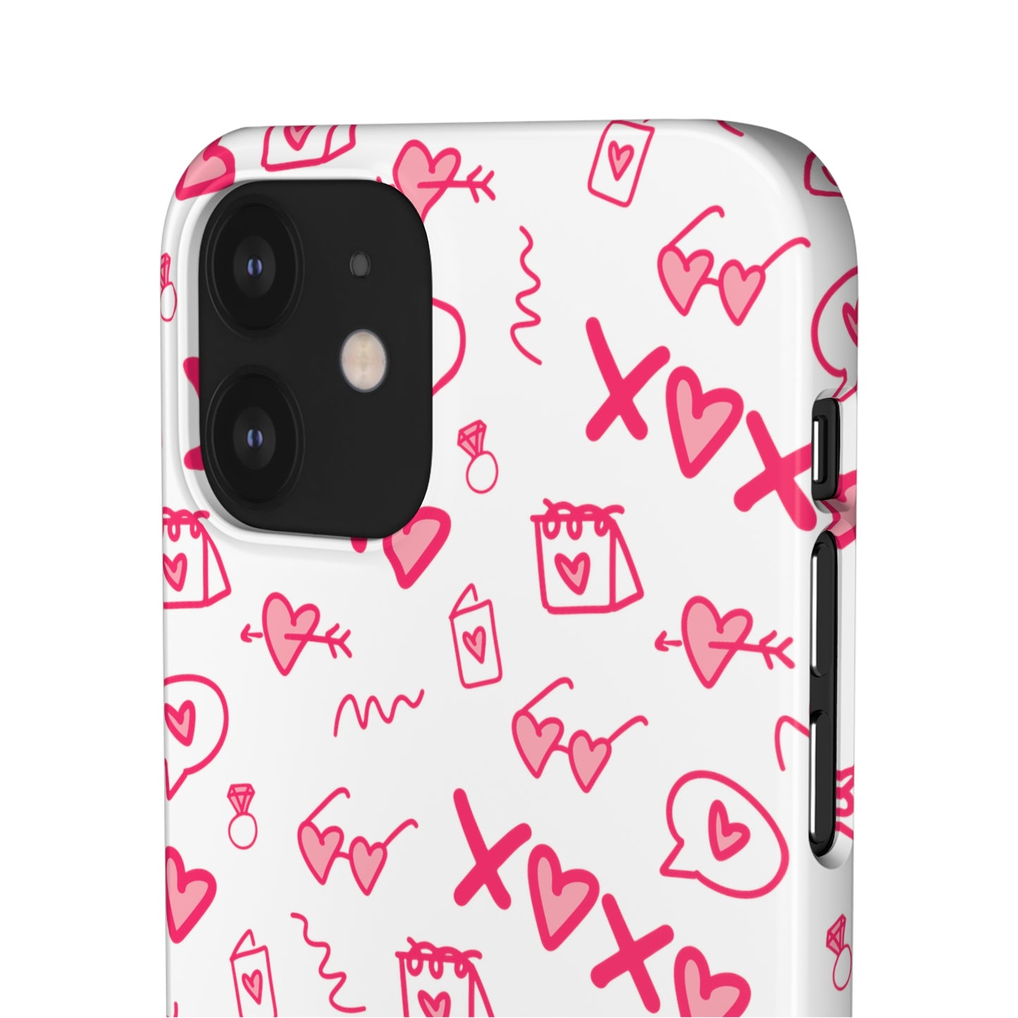 Snap Cases - Red doodles, hearts, bags and more