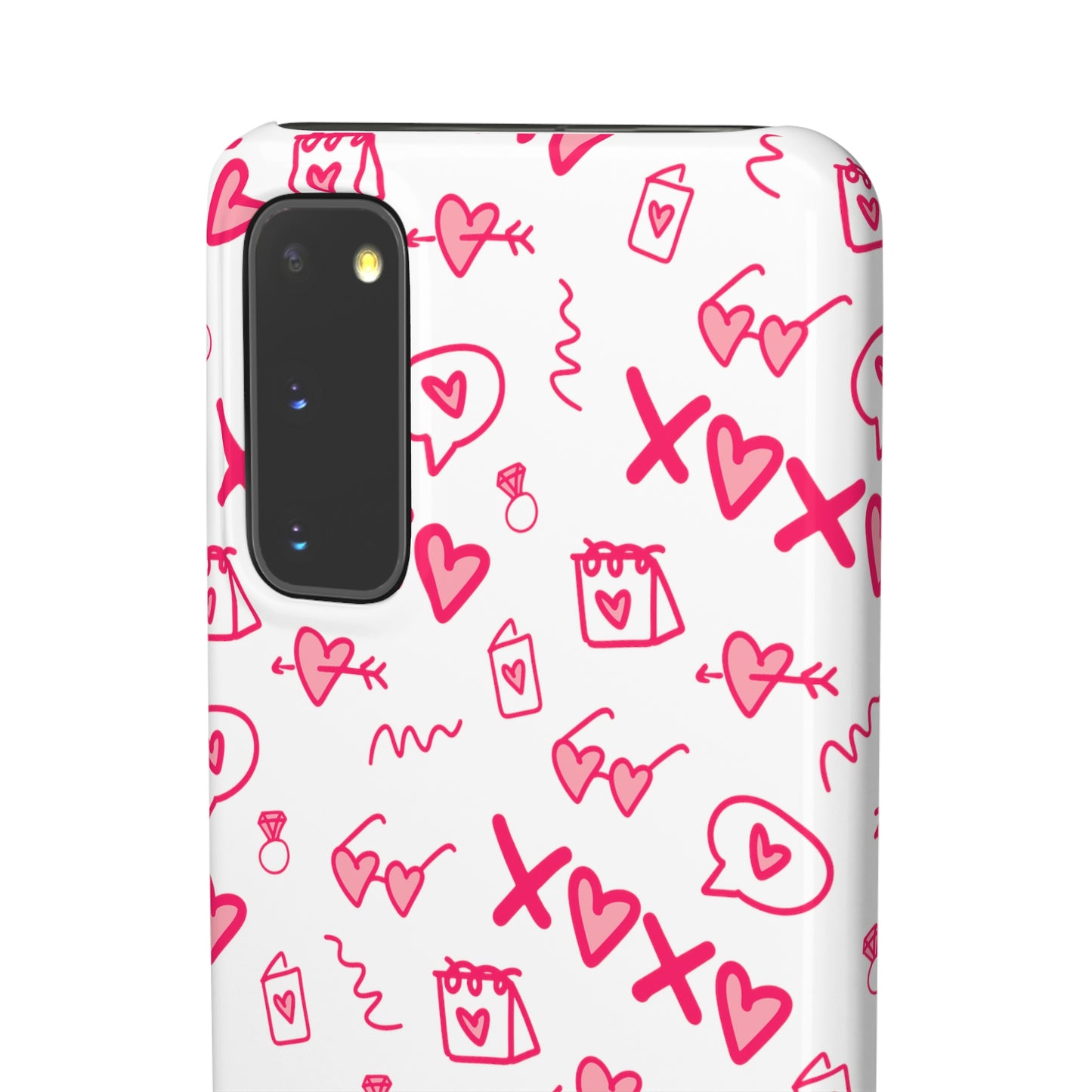 Snap Cases - Red doodles, hearts, bags and more