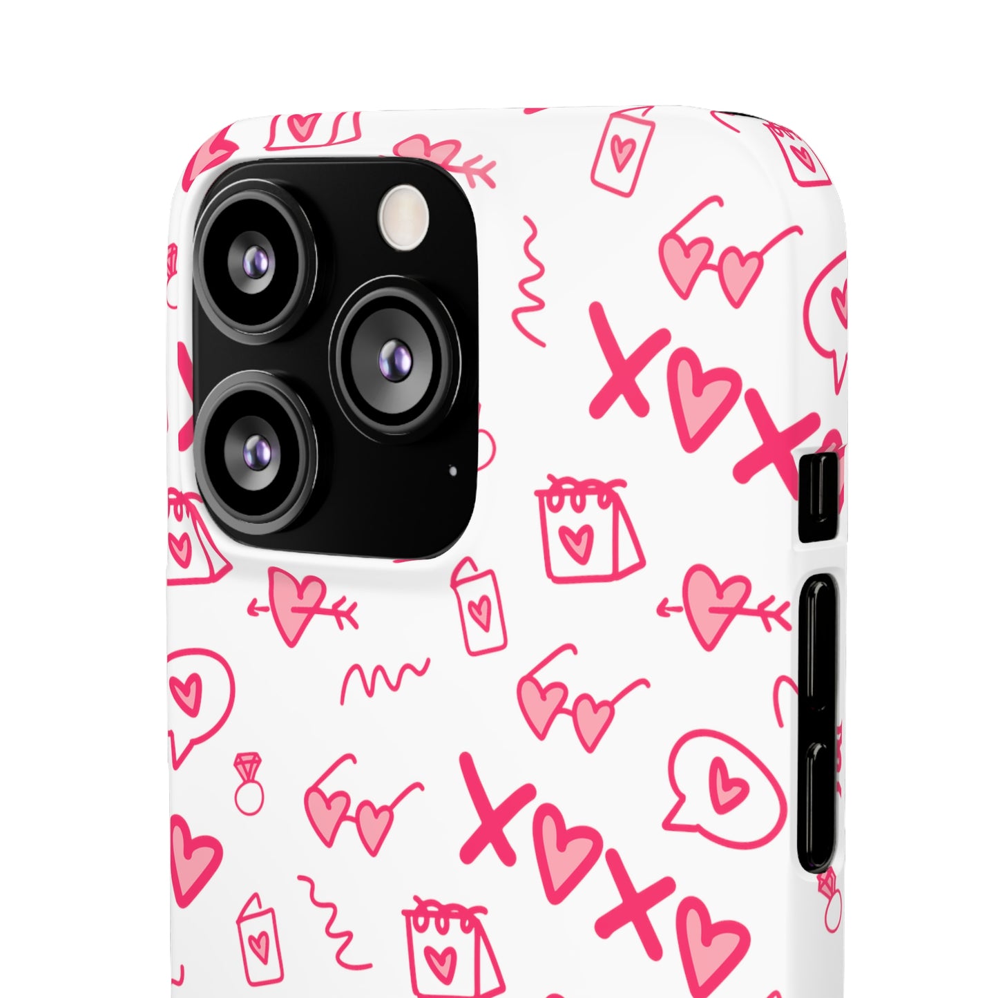 Snap Cases - Red doodles, hearts, bags and more