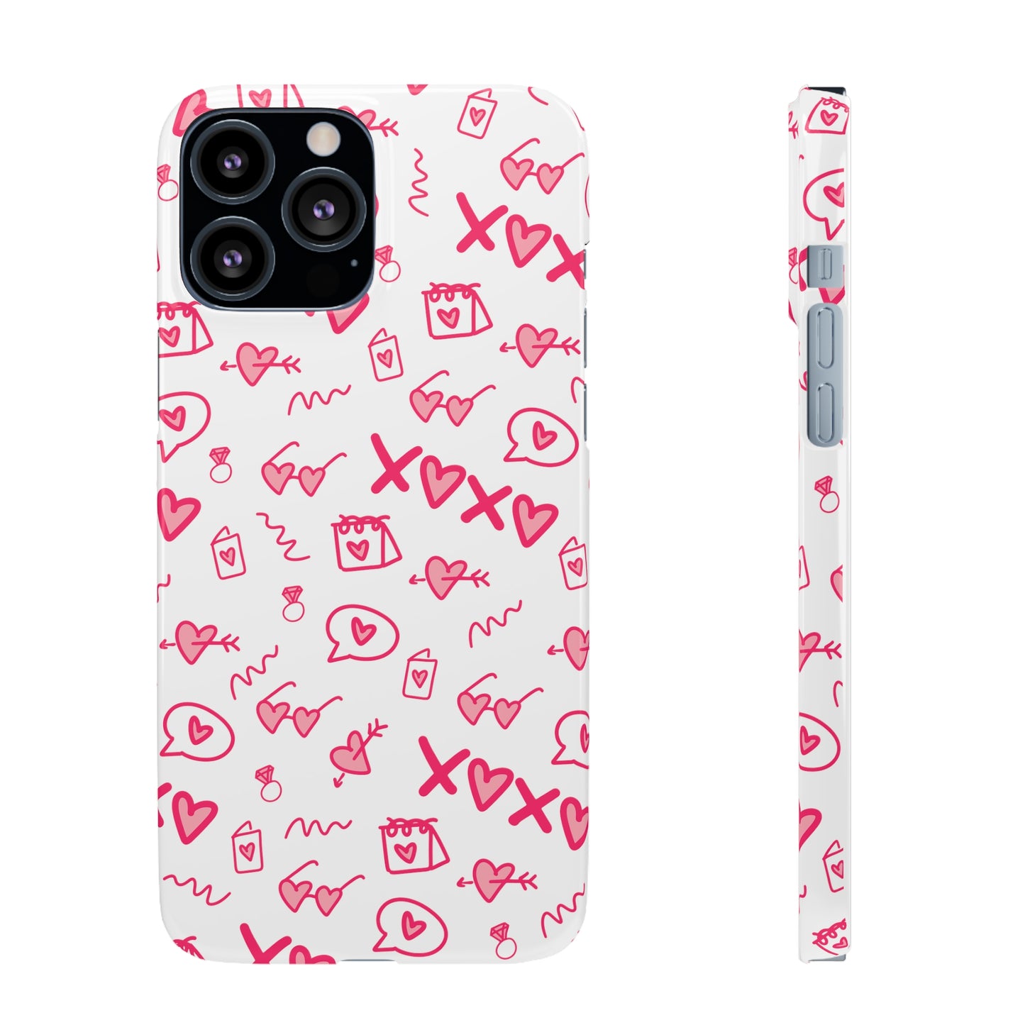 Snap Cases - Red doodles, hearts, bags and more