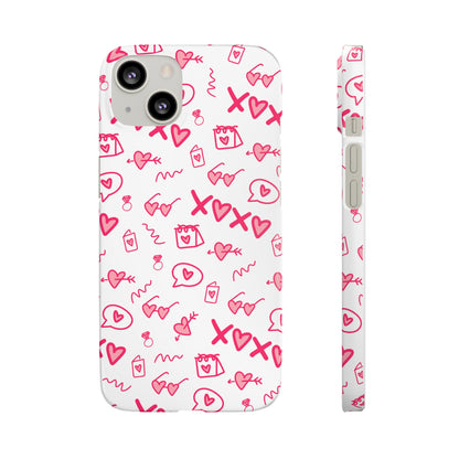 Snap Cases - Red doodles, hearts, bags and more