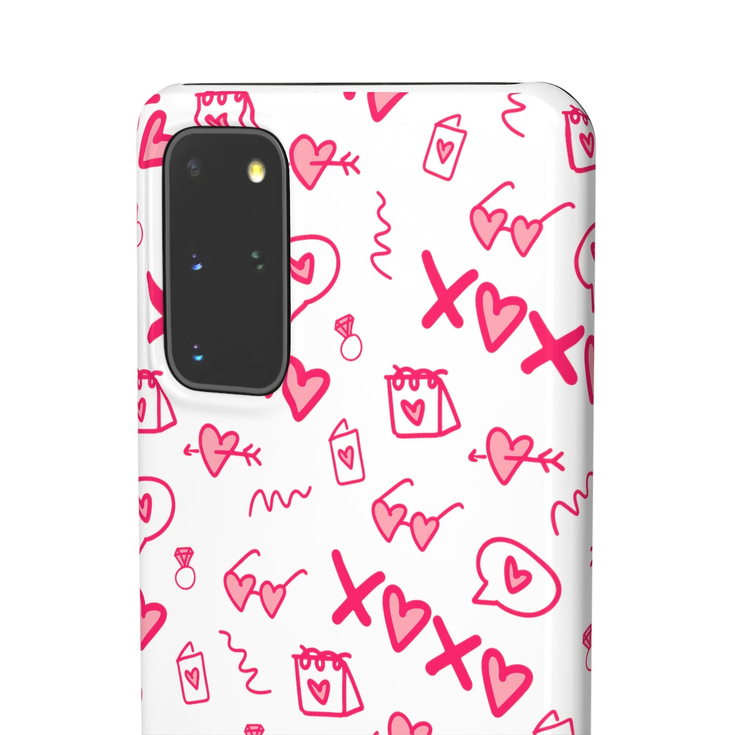 Snap Cases - Red doodles, hearts, bags and more