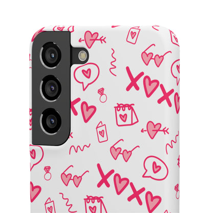 Snap Cases - Red doodles, hearts, bags and more