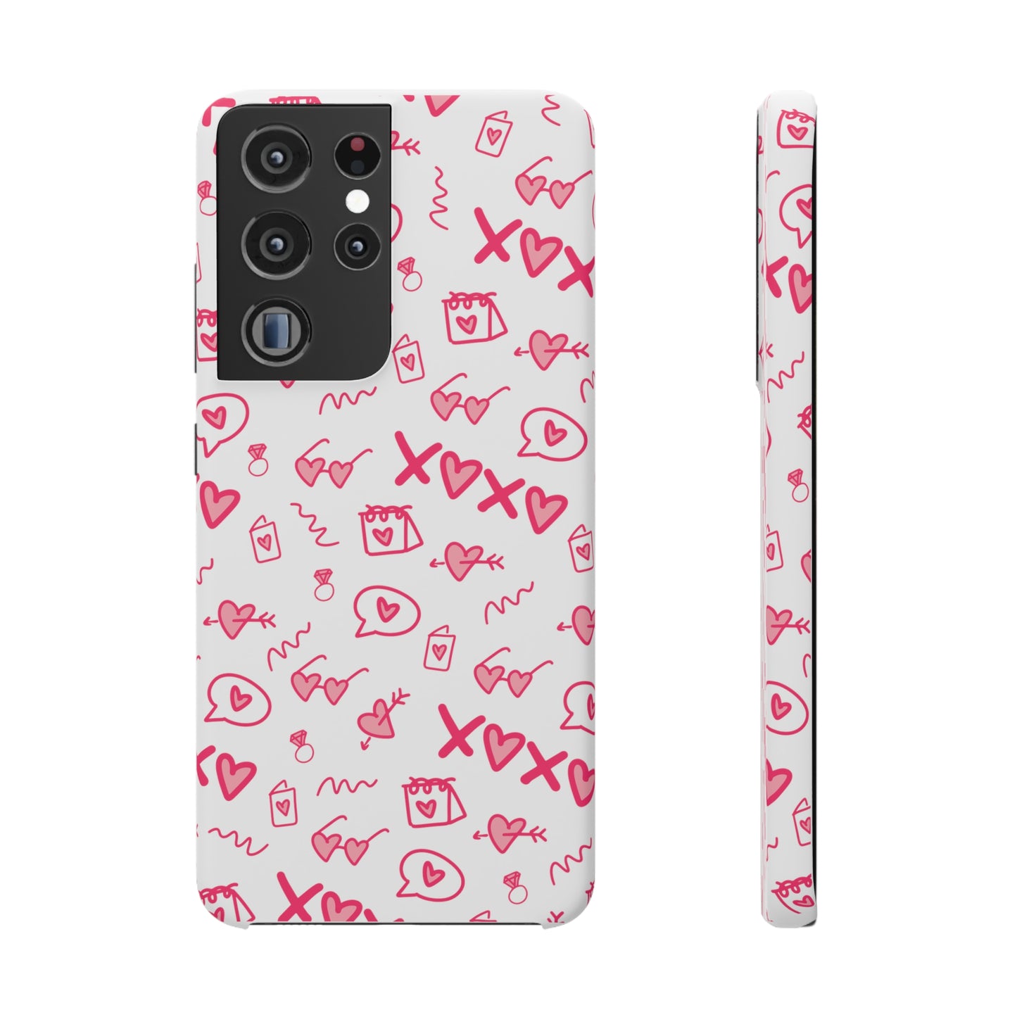 Snap Cases - Red doodles, hearts, bags and more