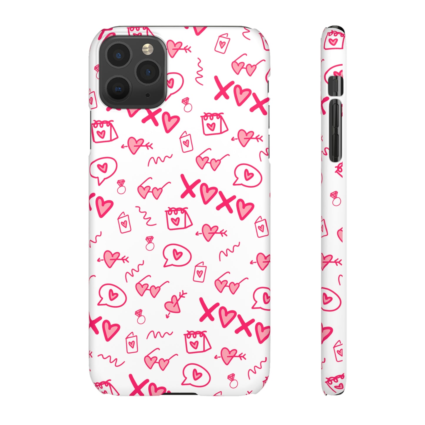 Snap Cases - Red doodles, hearts, bags and more