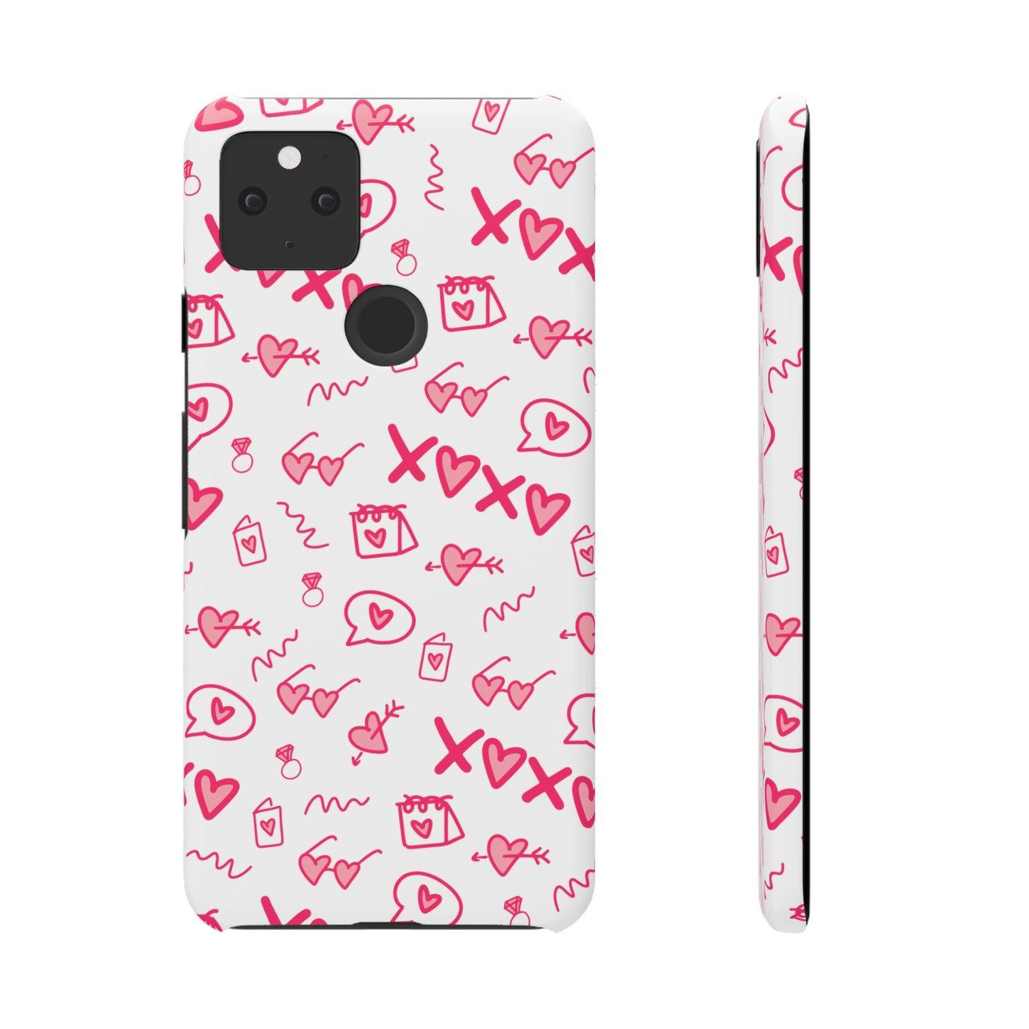 Snap Cases - Red doodles, hearts, bags and more