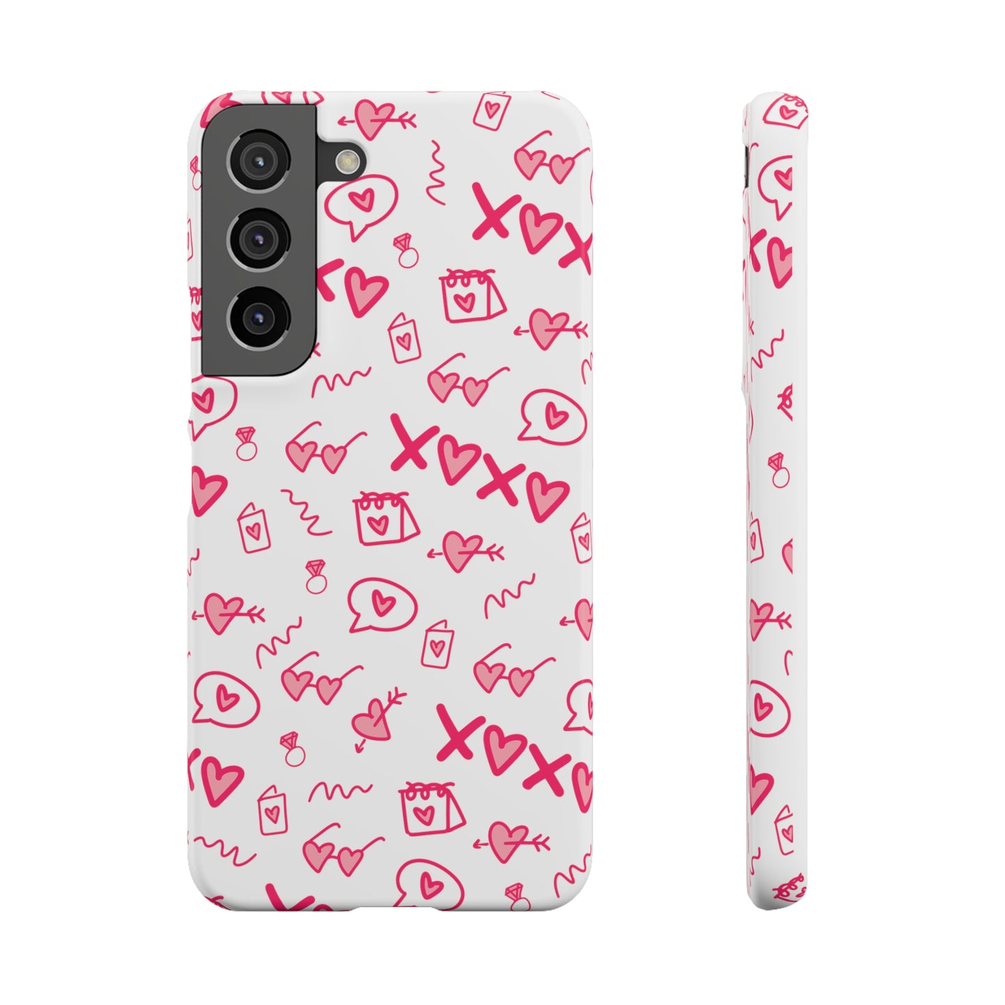 Snap Cases - Red doodles, hearts, bags and more