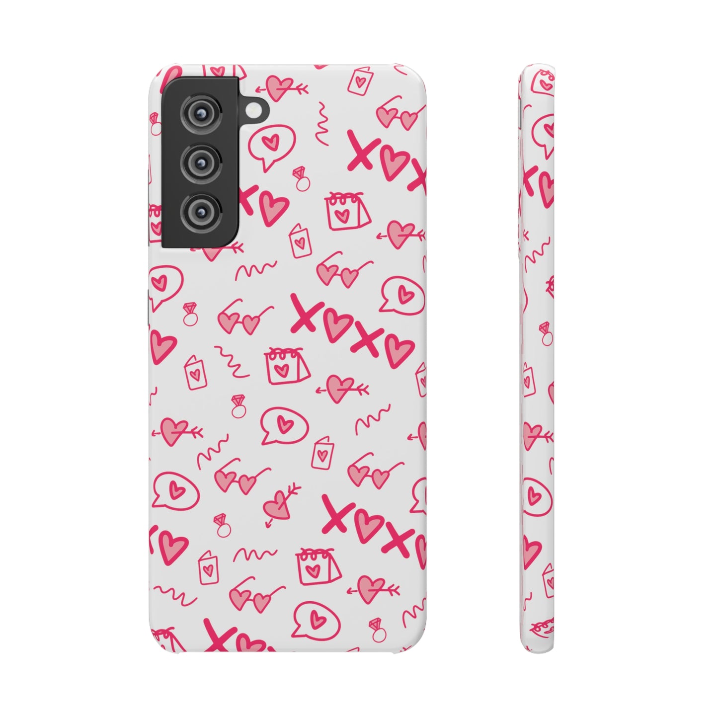 Snap Cases - Red doodles, hearts, bags and more