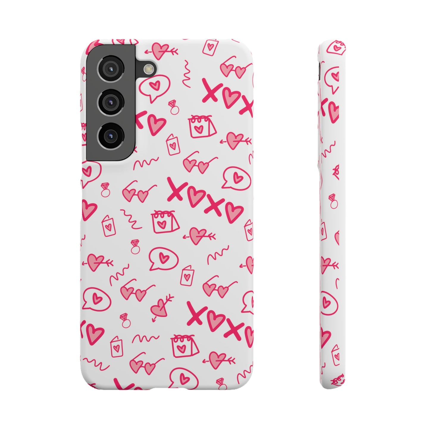 Snap Cases - Red doodles, hearts, bags and more