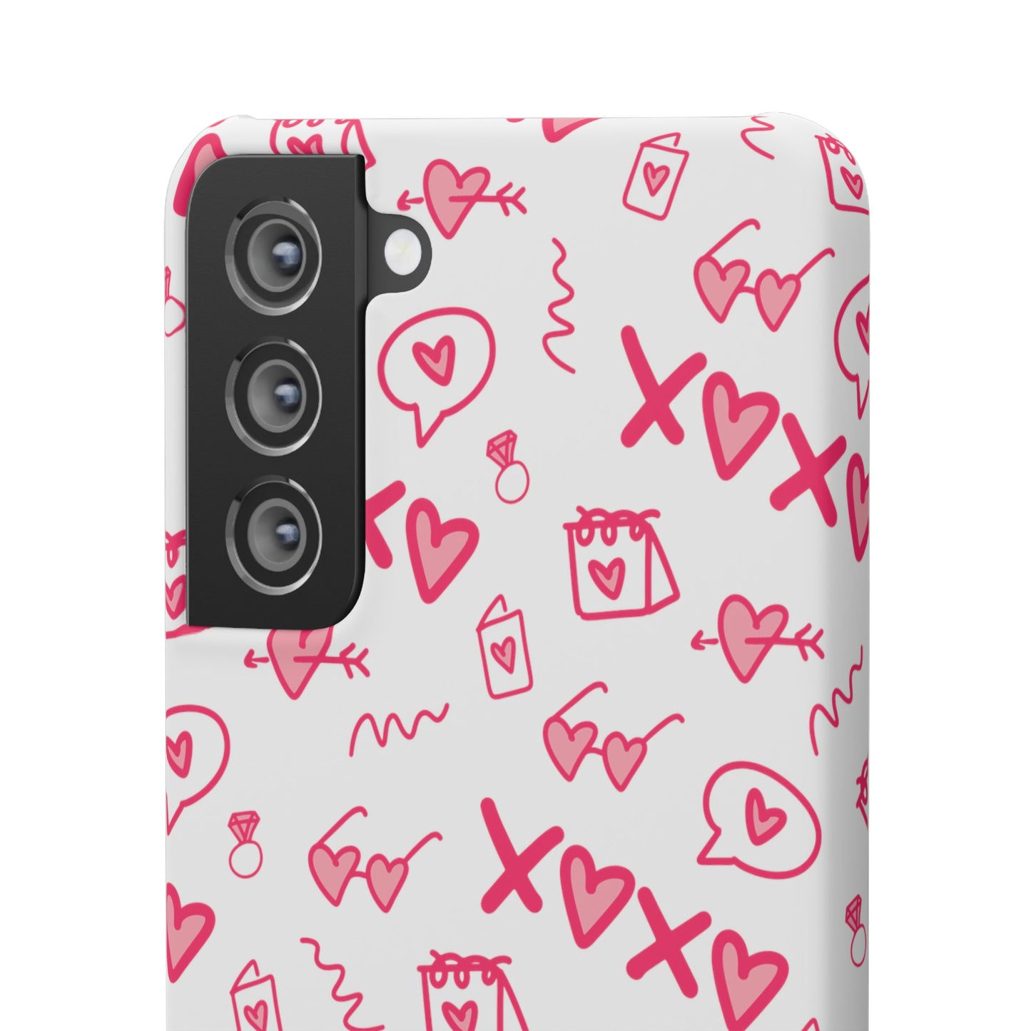 Snap Cases - Red doodles, hearts, bags and more