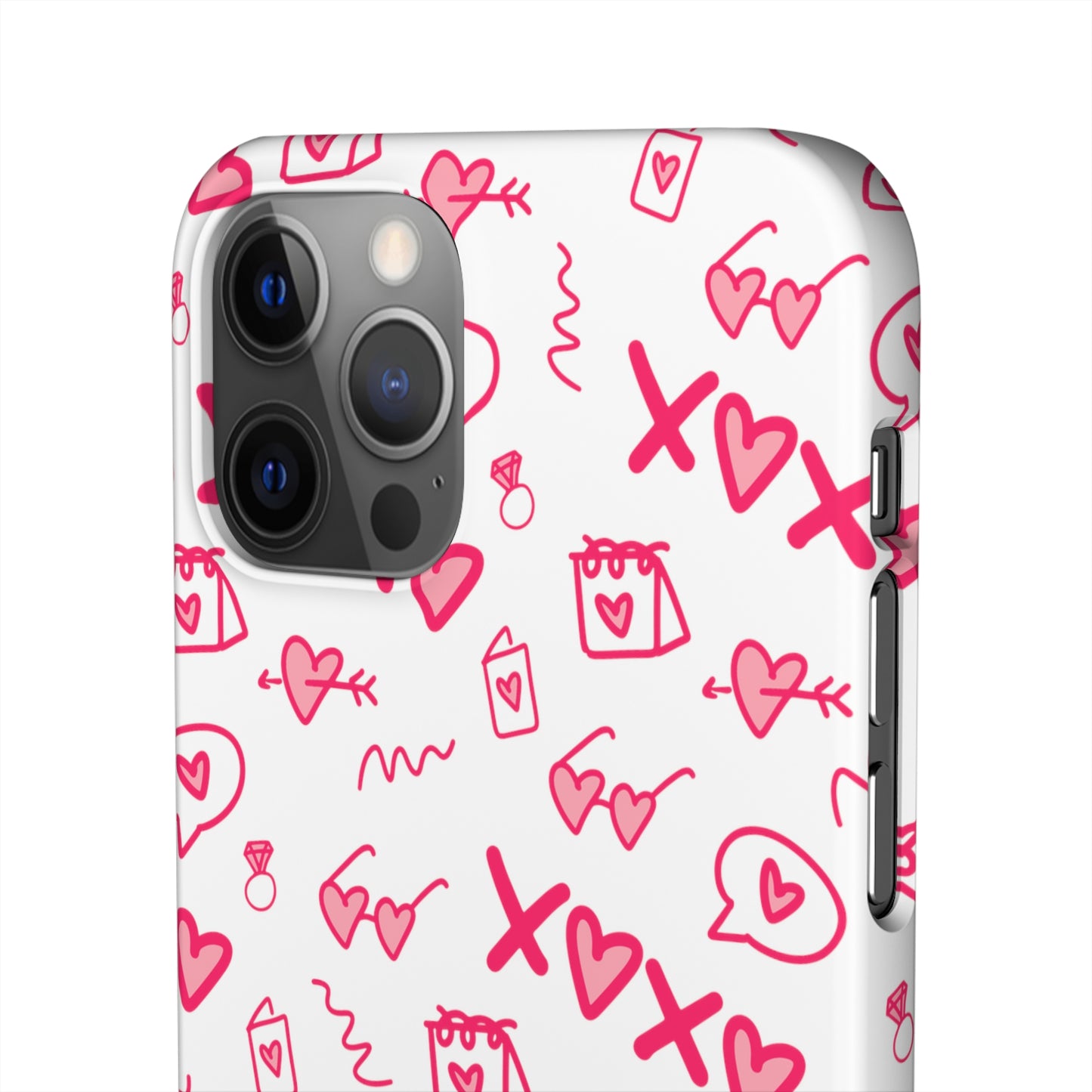 Snap Cases - Red doodles, hearts, bags and more