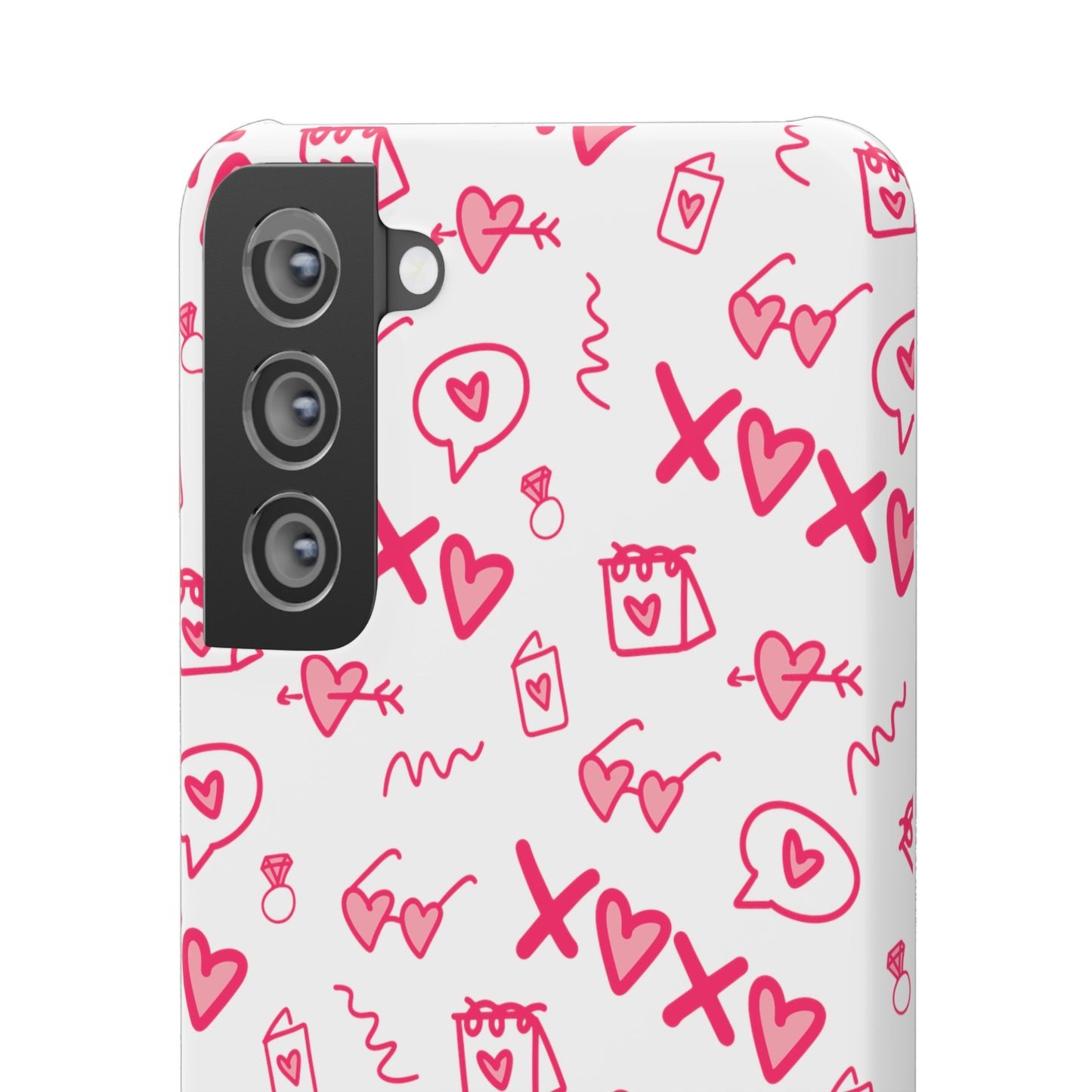 Snap Cases - Red doodles, hearts, bags and more