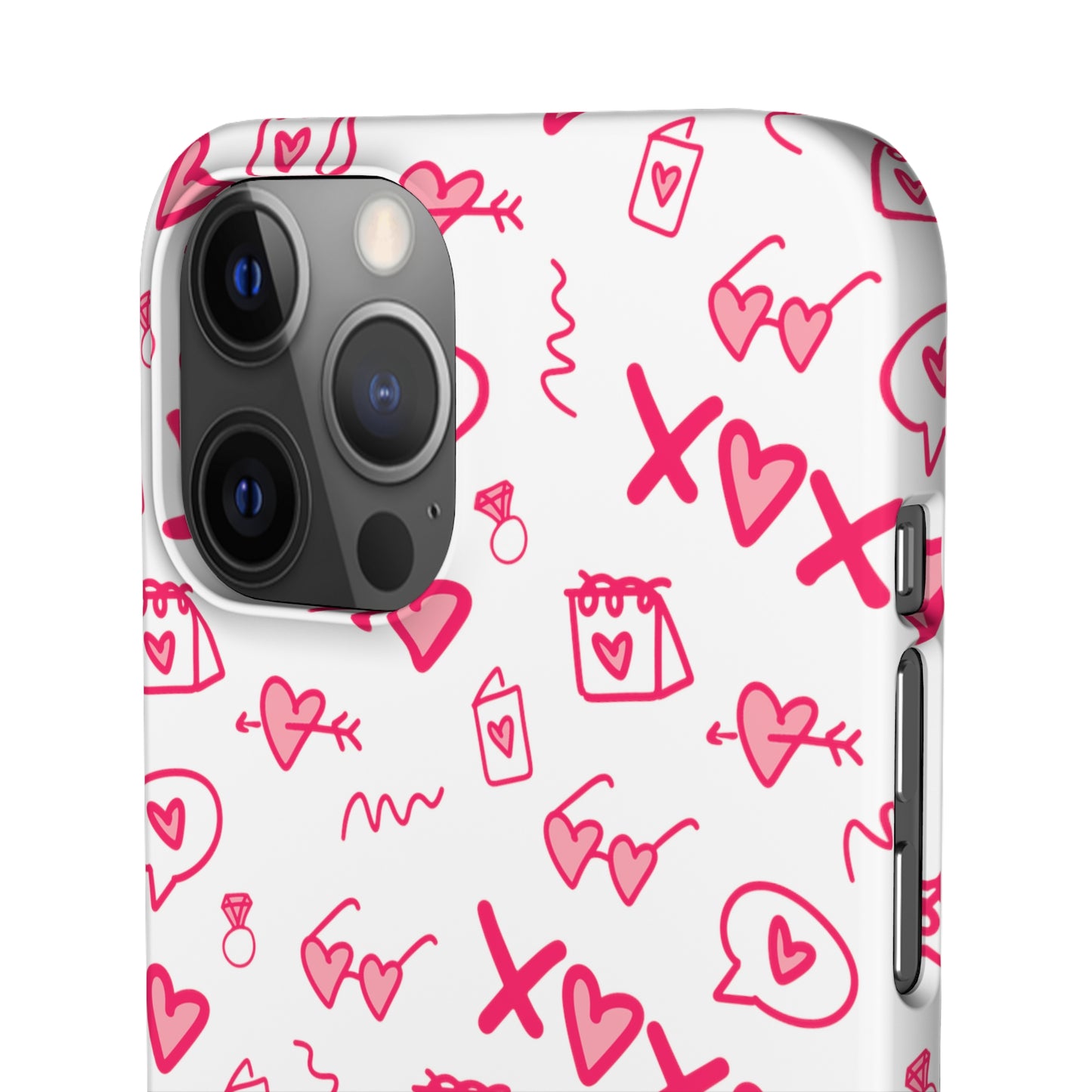 Snap Cases - Red doodles, hearts, bags and more