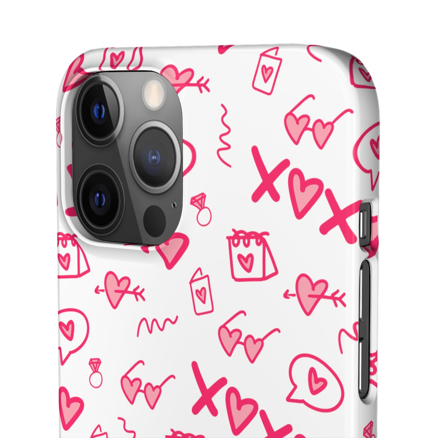 Snap Cases - Red doodles, hearts, bags and more